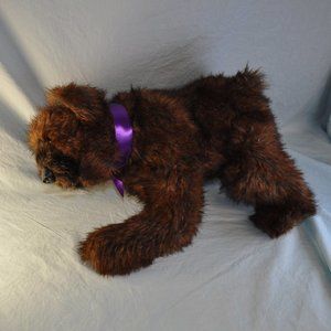 plush vintage beaver valley 31/100 sinclair brown bear 20"stuffed animal (w1230)